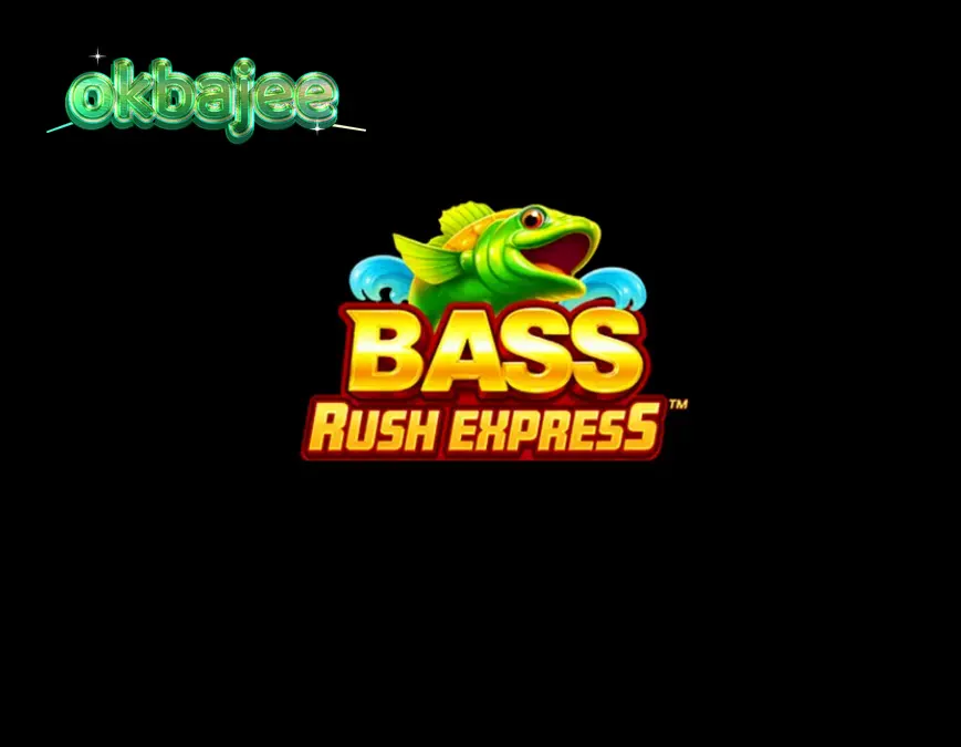 Bass Rush Express স্লট গেমের ইন্টারফেস এবং মাছ ধরার থিম